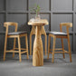 Solid Wood Counter Table with Specialty Table Top Legs Table - 41.3" H Clearhalo 'Bar Furniture' 'Bar Tables' 'bar_tables' 'furn' 'furn_bar_tables' 'Furniture' 'furniture_bar_tables' 'Kitchen & Dining Furniture' 1200x1200_c84b93a7-c796-4f3e-976d-51f57b47bcf4