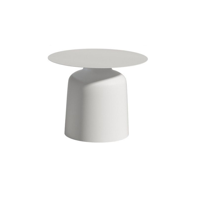 Pedestal Design Cocktail Table White/black Iron Round Coffee Table Clearhalo 'Coffee & Accent Tables' 'Coffee Tables' 'coffee_tables' 'furn' 'furn_coffee_tables' 'Furniture' 'furniture_coffee_tables' 'Living Room Furniture' 1200x1200_c84fb58d-f668-4443-9bde-0f6bfdcedbcf