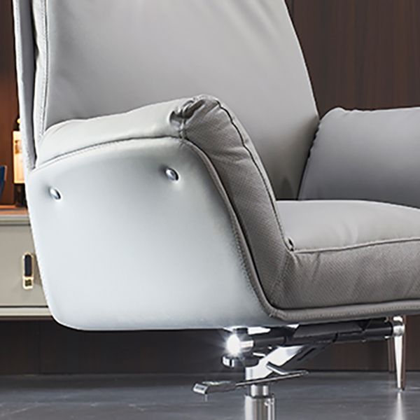 Moderner Executive Swivel Office Chair High Back Armless Manager Stuhl