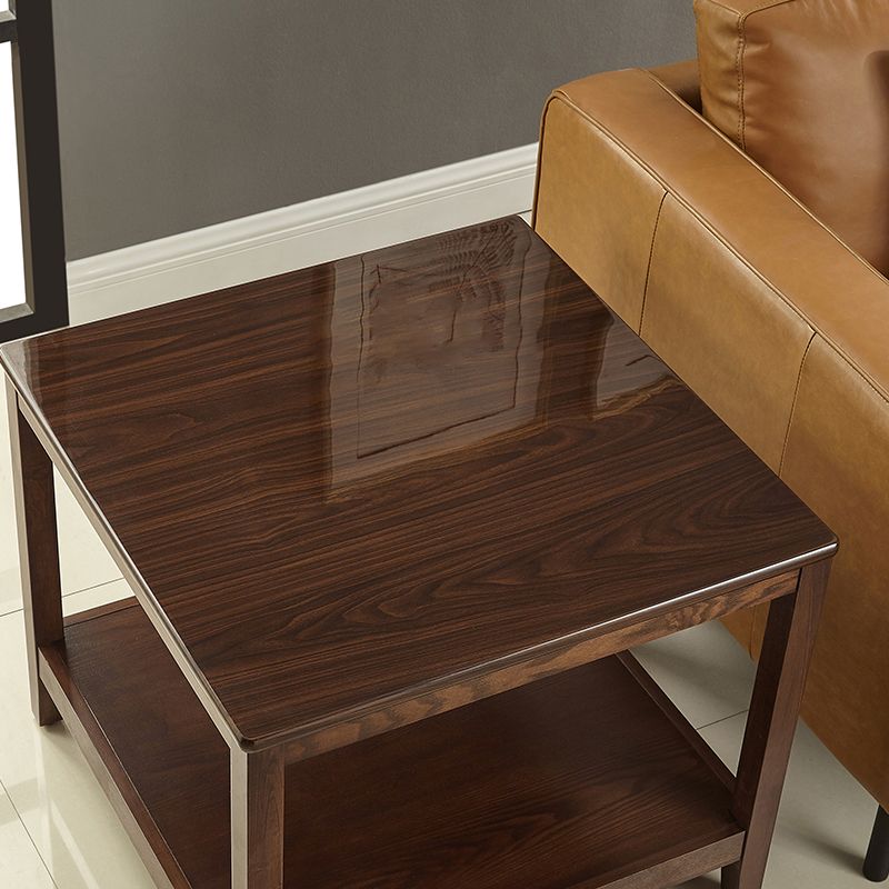 Farmhouse Living Room 4-Leg End Table One-Shelf Wooden Sofa End Table Clearhalo 'Coffee & Accent Tables' 'End & Side Tables' 'end_side_table' 'end_side_tables' 'furn' 'furn_end_side_tables' 'Furniture' 'furniture_end_side_table' 'Living Room Furniture' 1200x1200_c852e660-4d79-40ad-a141-f7db7c1d7047