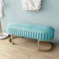 Glam Velvet Foam Bench Solid Color Bench with Legs for Bedroom Clearhalo 'Benches' 'Chairs & Seating' 'furn' 'furn_benches' 'Furniture' 'Living Room Furniture' 1200x1200_c852f9aa-891d-45c3-97fa-1560720a0f48