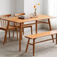 Contemporary Rectangular Dining Table Brown Solid Wood Table Top Clearhalo 'Dining Tables & Seating' 'Dining Tables' 'dining_table' 'furn' 'furn_dining_table' 'Furniture' 'Kitchen & Dining Furniture' 1200x1200_c8536e94-1716-4157-ba76-2588296bac0b
