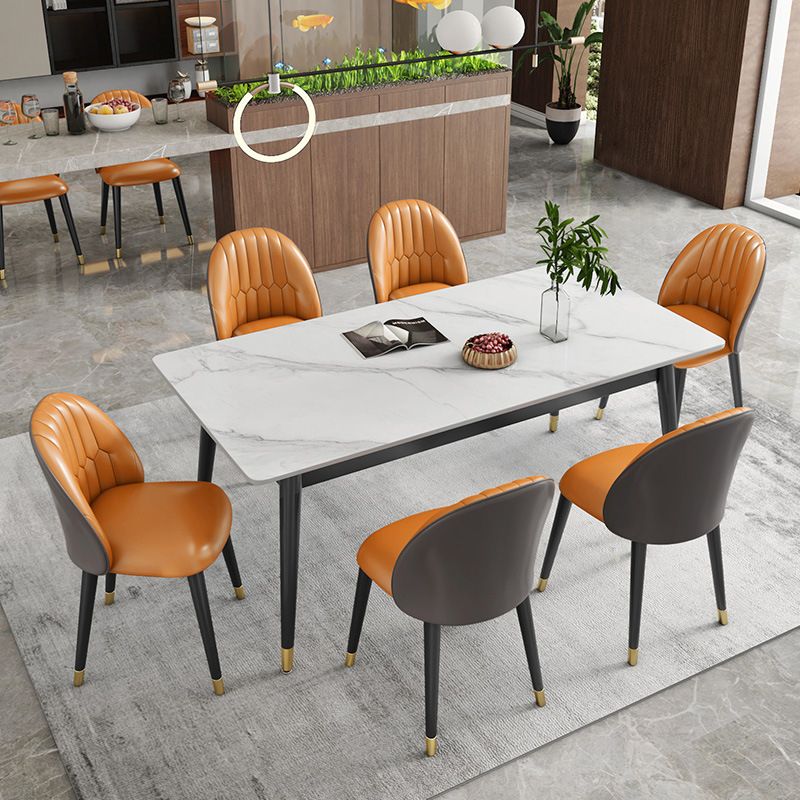 Glam 1/5/7 Pieces Metal Dining Set Dining Furniture Set /Separate Items Clearhalo 'Dining Room Sets' 'Dining Tables & Seating' 'dining_room_set' 'furn' 'furn_dining_room_set' 'Furniture' 'furniture_dining_room_set' 'Kitchen & Dining Furniture' 'kitchen&dining_furn' 'kitchen' 1200x1200_c8556167-447b-432b-bd0b-4ec5f316845e
