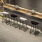 Modern Matte Finish Iron Bar Stool Footrest Milk Tea Shop Stool Clearhalo 'Bar Furniture' 'Bar Stools' 'bar_stools' 'furn' 'furn_bar_stools' 'Furniture' 'furniture_bar_stools' 'Kitchen & Dining Furniture' 1200x1200_c85695fa-7670-40e5-b606-baf6093e53b5