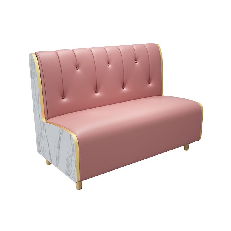 47.27"D x 25.59"W x 33.46"H Contemporary Glam 2-seat Sofa for Restaurant Clearhalo 'furn' 'furn_sofas' 'Furniture' 'furniture_sofas' 'kitchen' 'kitchen_sofas' 'Living Room Furniture' 'Sofa' 'sofas' 1200x1200_c857e726-2a6e-42aa-b956-628979bb18db