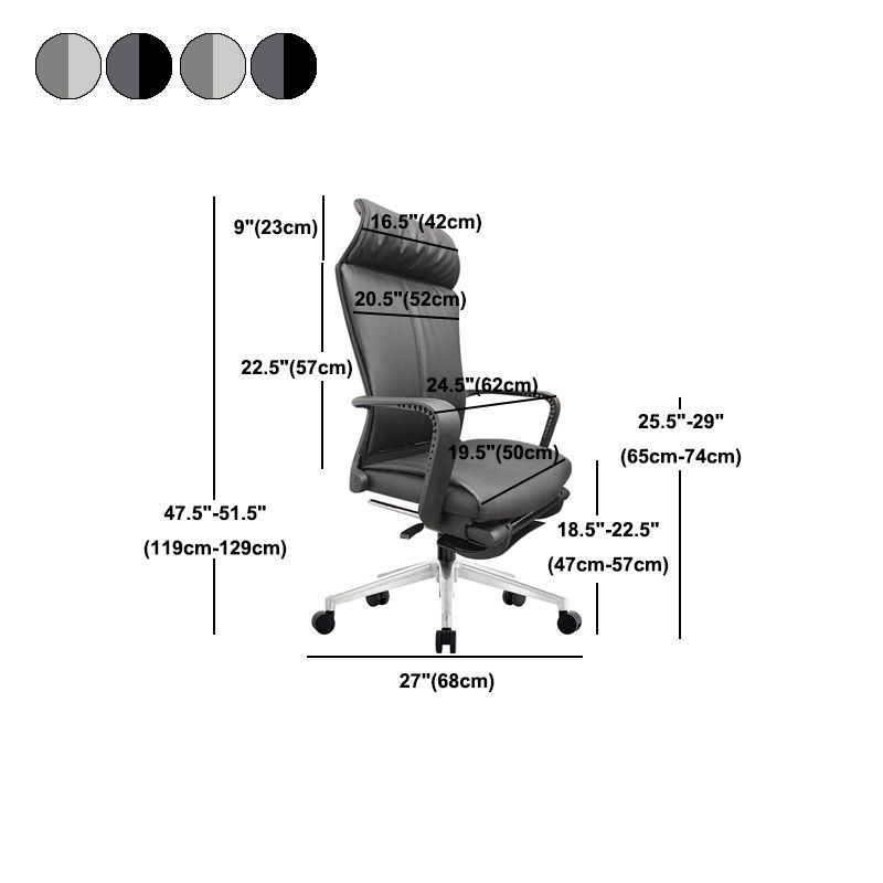 High Back Executive Bureau -voorzitter Moderne ergonomische zwenkstoel met arm