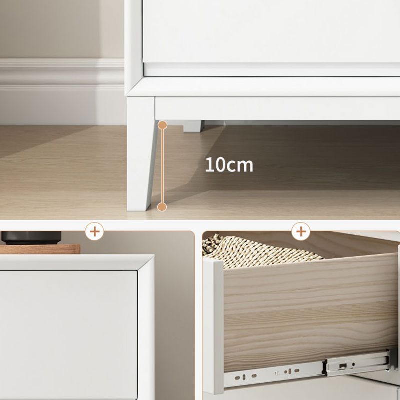 Modern Dresser Solid Wood Storage Chox Profirer con 8 cajones