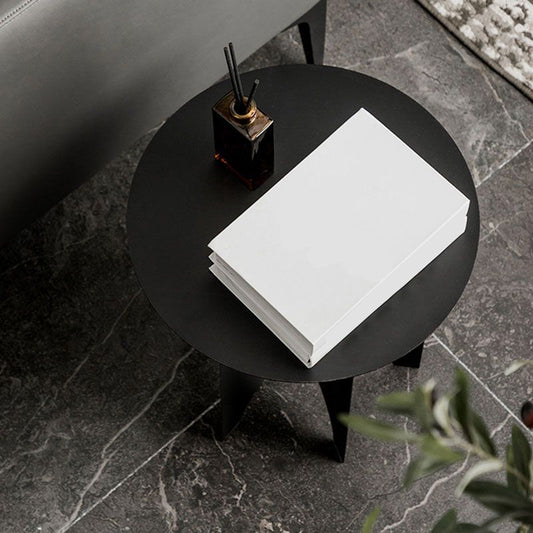 Mesa de acento de metal industrial Noche de 16.7 "Cama de altura Nightsntand