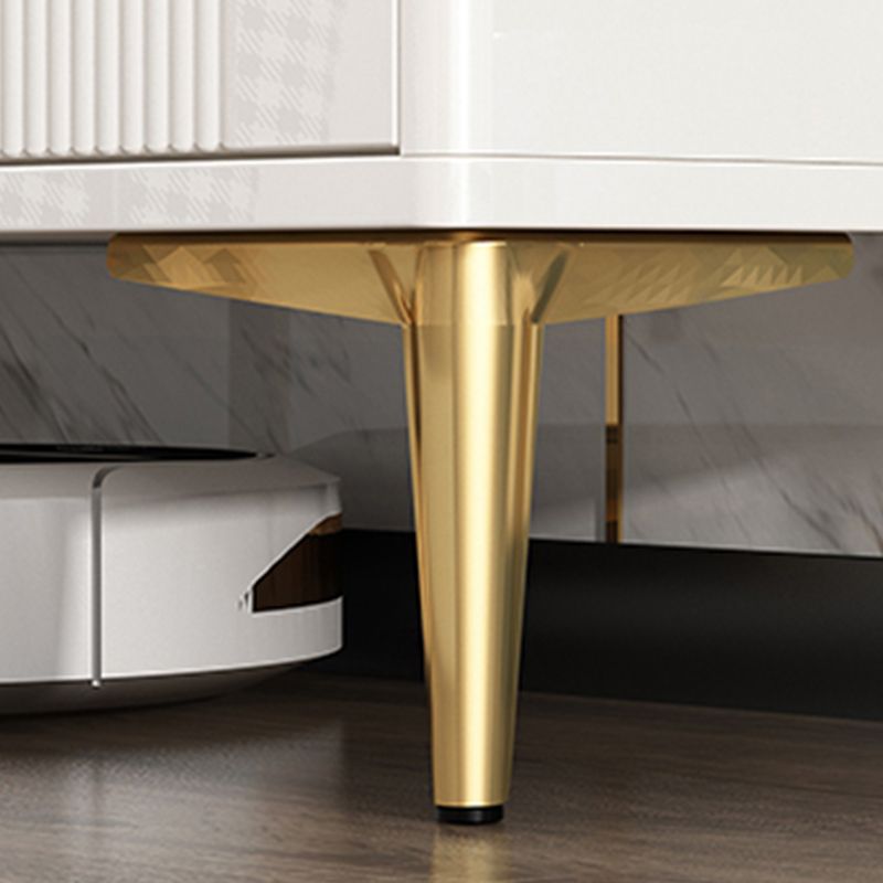 CAMPORE STANTE GLAM STILE CAMPIO DI PROPRIETTO IN LEGNO DI PROPRIETÀ CON MANURA NERA / GOLD