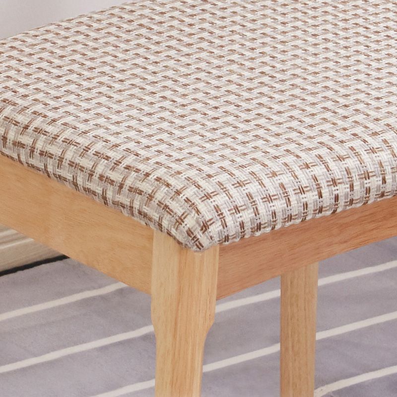 Silla lateral contemporánea de madera silla de comedor de madera abierta para casa