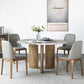 Modern 1/4/5/7 Pieces Dining Sintered Stone Dining Table Set with Wooden Legs for Kitchen Clearhalo 'Dining Room Sets' 'Dining Tables & Seating' 'dining_room_set' 'furn' 'furn_dining_room_set' 'Furniture' 'furniture_dining_room_set' 'Kitchen & Dining Furniture' 'kitchen&dining_furn' 'kitchen' 1200x1200_c85e88b2-ef0e-4a01-89ed-871803ba6e9c