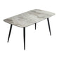 Metal Contemporary Rectangular Dining Table Sintered Stone Table with 4 Black Legs Clearhalo ' dining_table' 'Dining Tables & Seating' 'Dining Tables' 'furn' 'furn_dining_table' 'Furniture' 'furniture_dining_table' 'Kitchen & Dining Furniture' 'kitchen&dining_furn' 'kitchen' 'kitchen_dining_table' 1200x1200_c85fbe0c-7b54-4d91-a076-36a90b22ccb6