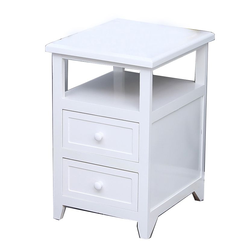 Modern Solid Wood Nightstand Drawers Storage 21 Inch H Legs Included Night Table Clearhalo 'Bedroom Furniture' 'furn' 'furn_night_stand' 'Furniture' 'night_stand' 'Nightstands' 1200x1200_c8609ce4-51c3-407d-908c-b9de7f42d59e