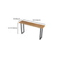 Solid Wood Bar Table Industrial Bar Dining Table with Sled Base in Black Clearhalo 'Bar Furniture' 'Bar Tables' 'bar_tables' 'furn' 'furn_bar_tables' 'Furniture' 'furniture_bar_tables' 'Kitchen & Dining Furniture' 1200x1200_c86124c5-33fa-40d4-9433-e76d82b7132c