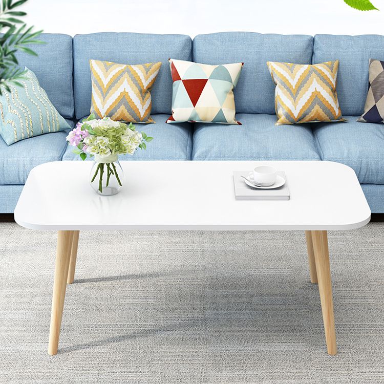 Contemporary 3 Legs and 4 Legs Cocktail Table Wooden Coffee Table