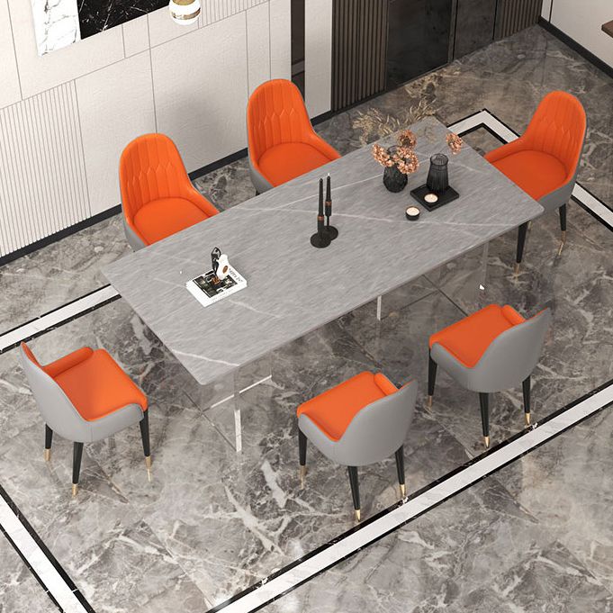 Stone Top Dining Table Traditional Luxury Table with Double Pedestal Base Clearhalo 'Dining Tables & Seating' 'Dining Tables' 'dining_table' 'furn' 'furn_dining_table' 'Furniture' 'furniture_dining_table' 'Kitchen & Dining Furniture' 'kitchen' 'kitchen_dining_table' 1200x1200_c8641cdb-03c3-41e8-9365-f2684078c808