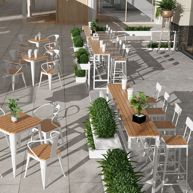 Modern Rectangle Table Dining Bar Counter Table for Kitchen with Metal Legs Clearhalo 'Bar Furniture' 'Bar Tables' 'bar_tables' 'furn' 'furn_bar_tables' 'Furniture' 'furniture_bar_tables' 'Kitchen & Dining Furniture' 1200x1200_c864fab6-f6e6-43f8-963d-eef6fe18edd5