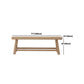Modern Dining Set Rectangular Natural 1/4/5 Pieces Trestle Dinette Set