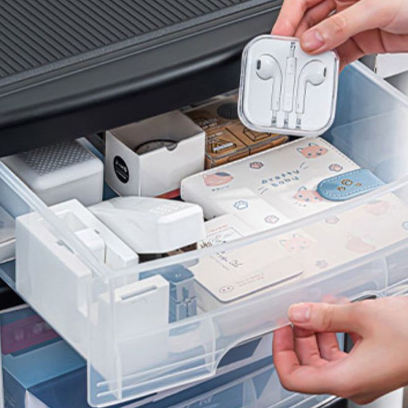 Archivo de almacenamiento de cajones de archivos móviles de plástico modernos Archivo de almacenamiento para la oficina