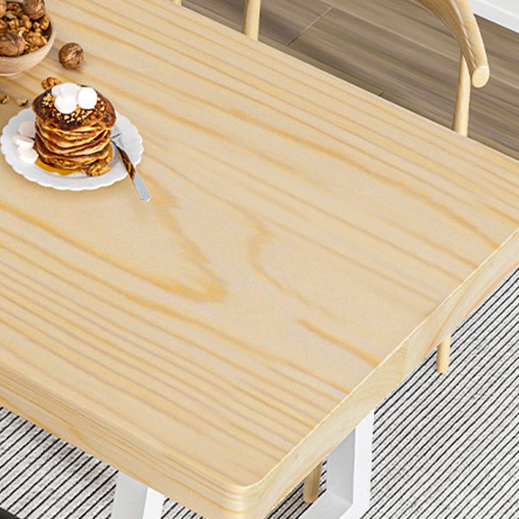 1/5/7 Pcs Metal Contemporary Dining Set with Rectangle Table and Wooden Chairs Dinette Set Clearhalo 'Dining Room Sets' 'Dining Tables & Seating' 'dining_room_set' 'furn' 'furn_dining_room_set' 'Furniture' 'furniture_dining_room_set' 'Kitchen & Dining Furniture' 'kitchen&dining_furn' 'kitchen' 1200x1200_c865ef44-d184-4cab-8a67-4ef7268b2836