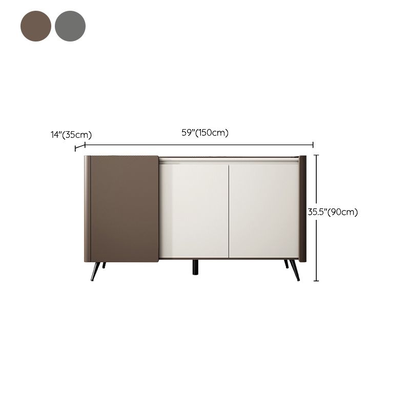 Gam Rettangolo Sideboard Cabinet Casa Sinterita Sinterita Sieto con porte