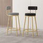Scandinavian Design Upholstered Armless Stools for Home Low Back Barstools with Metal Legs Clearhalo 'Bar Furniture' 'Bar Stools' 'bar_stools' 'furn' 'furn_bar_stools' 'furniture_bar_stools' 'Kitchen & Dining Furniture' 'kitchen&dining_furn' 'kitchen' 'kitchen_furn' Furniture' 1200x1200_c866f938-beff-4c7f-8084-653d709c1ffa