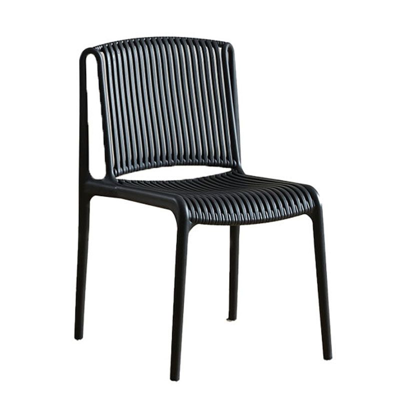 Contemporary Style Plastic Dining Armless Chair Open Back Dining Side Chairs for Home Clearhalo ' kitchen&dining_furn' 'Dining Chairs' 'Dining Tables & Seating' 'dining_chair' 'furn' 'furn_dining_chair' 'Furniture' 'furniture_dining_chair' 'Kitchen & Dining Furniture' 'kitchen' 1200x1200_c869e1a5-7fa6-4c27-afa8-9d2359aec851