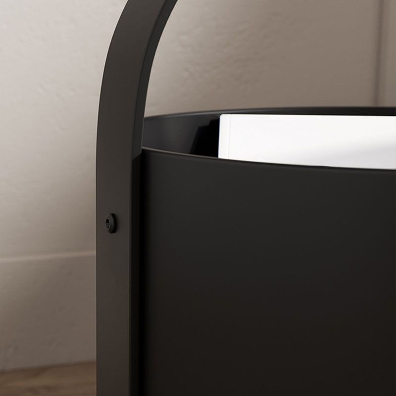 コンテンポラリーオープンストレージベッドサイドキャビネットメタルメタルアクセントテーブル寝室用ナイトスタンド