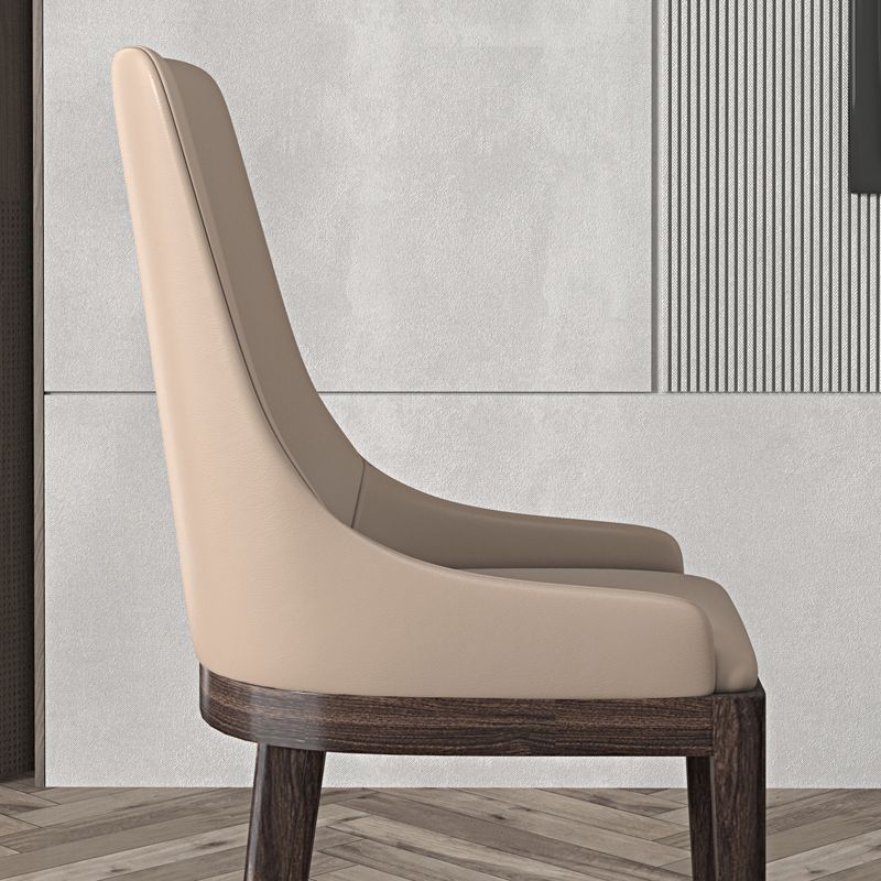 Sala da pranzo Contemporanea in legno finto imbottito braccio da pranzo