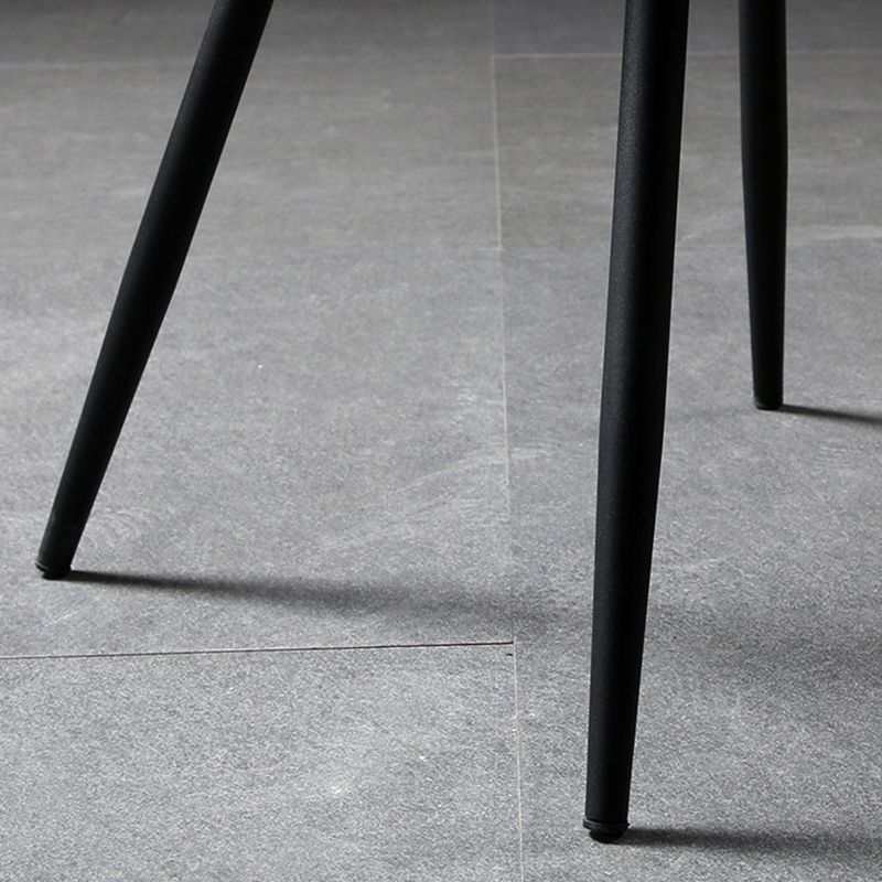 Contemporary Metal Dining Room Chair Wingback Armless Chair for Home Use Clearhalo ' kitchen&dining_furn' 'Dining Chairs' 'Dining Tables & Seating' 'dining_chair' 'furn' 'furn_dining_chair' 'Furniture' 'furniture_dining_chair' 'Kitchen & Dining Furniture' 'kitchen' 1200x1200_c86e440a-bb6a-4086-a2a2-39bac73dc794