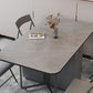 Metal Base Modern Rectangular Table Sintered Stone Top Table with Drop Leaf Clearhalo 'Dining Tables & Seating' 'Dining Tables' 'dining_table' 'furn' 'furn_dining_table' 'Furniture' 'furniture_dining_table' 'Kitchen & Dining Furniture' 'kitchen' 'kitchen_dining_table' 1200x1200_c86e97ea-d9ab-45d1-8920-00639119e194