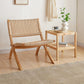 Solid Wood Chair Woven Back Lounge Accent Chair for Living Room Clearhalo 'Accent Chairs' 'accent_chairs' 'Chairs & Seating' 'furn' 'furn_accent_chairs' 'Furniture' 'Living Room Furniture' 1200x1200_c8717405-e72c-4c1b-89b0-e5038c3c5ec2