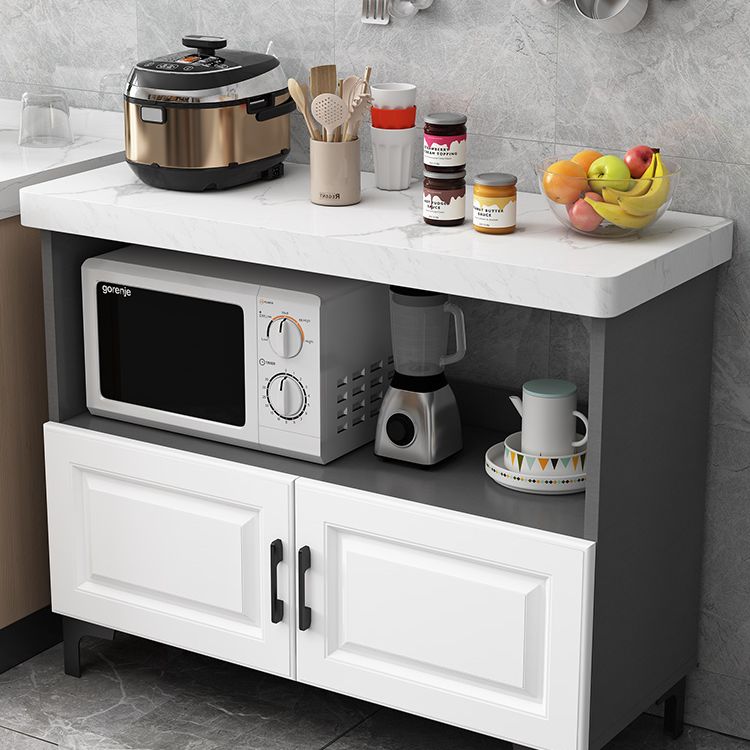 Modern Sideboard Stone Top Sideboard with Door for Kitchen Use Clearhalo 'buffet_sideboard' 'Buffets & Sideboards' 'furn' 'furn_buffet_sideboard' 'Furniture' 'Kitchen & Dining Furniture' 1200x1200_c872b9e7-9dbc-47b6-88fe-62905150d329