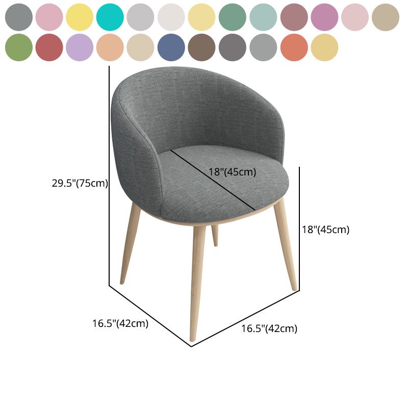 Glam 16.5" Wide Arm Chair Parsons Dining Chair for Dining Room Clearhalo 'Dining Chairs' 'Dining Tables & Seating' 'dining_chair' 'furn' 'furn_dining_chair' 'Furniture' 'furniture_dining_chair' 'Kitchen & Dining Furniture' 1200x1200_c872c79c-adff-4229-a36f-773bd463840f