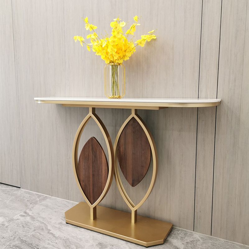 Tavolo di accento della console contemporanea tavolo da console di finitura antica in pietra