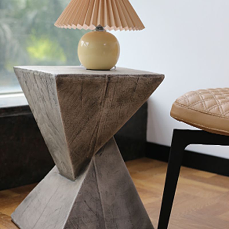 Tavolo da angolo contemporaneo da 12 "tavolo quadrata laterale in legno in difficoltà