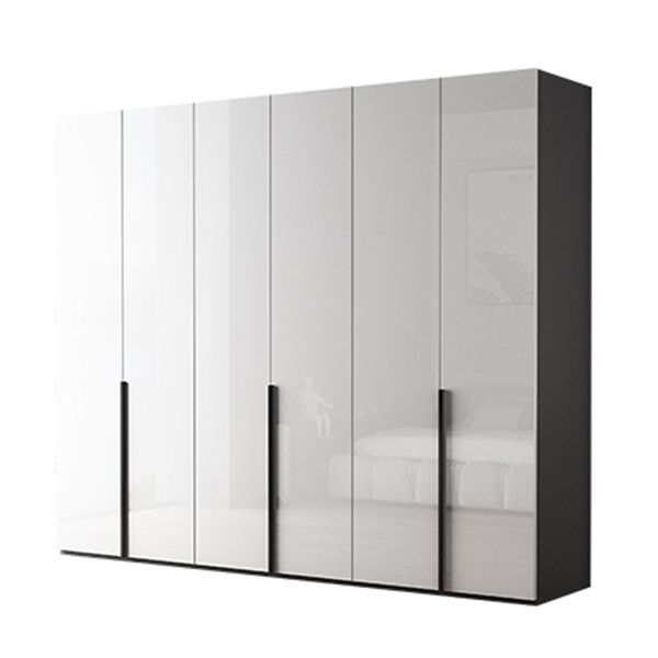 Moderne garderobe -kast met planken Engineered Wood Garderobe Armoire
