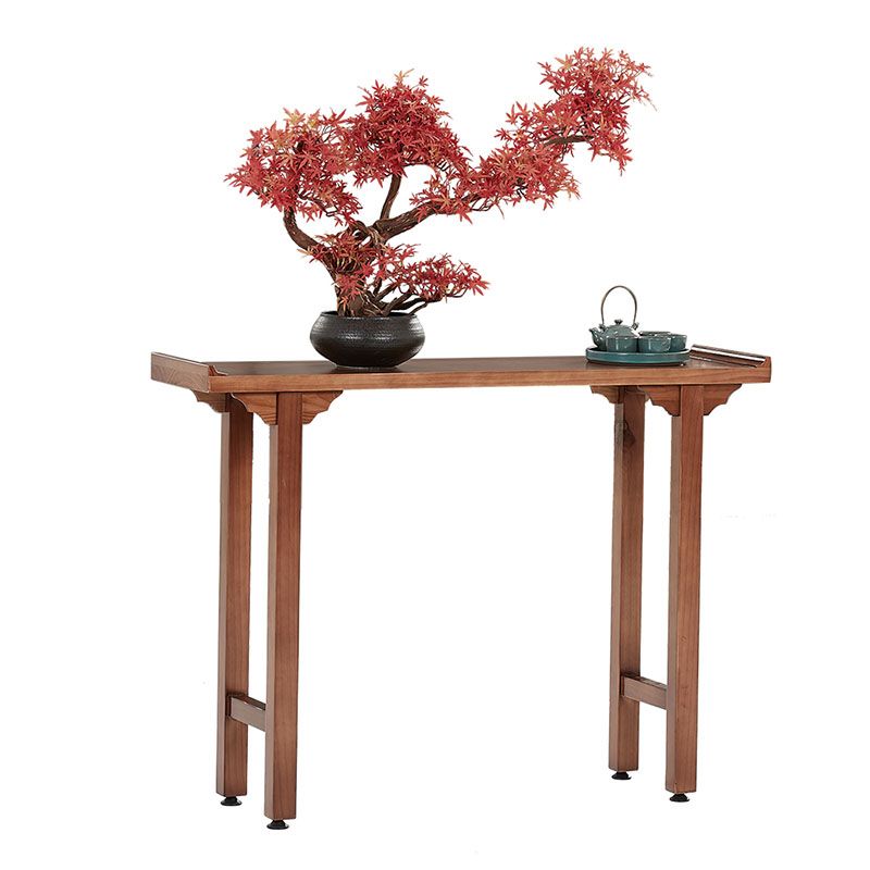 Tavolo da console di legno Tavolo di accento moderno di mezza secolo per Hall