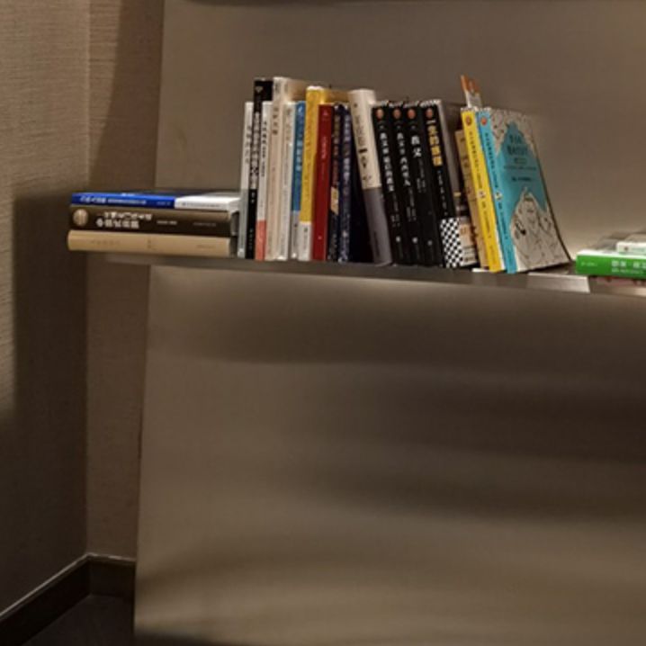 Libreria contemporanea in acciaio inossidabile standard libreria chiusa per la camera da letto