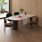 Sintered Stone Top Modern White Table for Restaurant Irregular Dining Table with 3 Legs Clearhalo ' dining_table' 'Dining Tables & Seating' 'Dining Tables' 'furn' 'furn_dining_table' 'Furniture' 'furniture_dining_table' 'Kitchen & Dining Furniture' 'kitchen&dining_furn' 'kitchen' 'kitchen_dining_table' 1200x1200_c87e9e81-b166-400b-a276-66e27e343bc0
