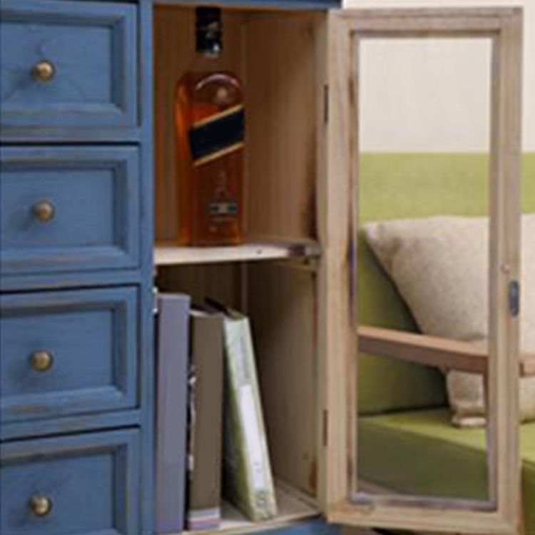 12" D Traditional Wooden Combo Dresser Bedroom Storage Chest Dresser with Drawers and Door Clearhalo 'Bedroom Furniture' 'Dressers & Chests' 'dressers_chests' 'furn' 'furn_dressers_chests' 'Furniture' 1200x1200_c8819283-c0b3-40e6-b1e5-76de71e5aaa7