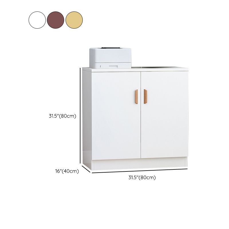 Moderno moderno mobile ingegnerizzato ingegneri di scaffalatura regolabile in legno con porte