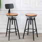 Industrial Armless Elevatable Counter Stool Iron Bar Stool with Pedal for Cafe Clearhalo 'Bar Furniture' 'Bar Stools' 'bar_stools' 'furn' 'furn_bar_stools' 'Furniture' 'Kitchen & Dining Furniture' 1200x1200_c883158c-0b18-4de1-9288-a1e641859a44