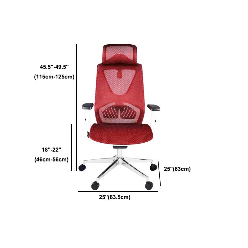 Ergonomischer Bürostuhl mit hoher Rückenlehne, moderner, verstellbarer Drehstuhl