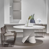 Modern Style Round Wood/Slate Table with Abstract Base Coffee Table Clearhalo 'Coffee & Accent Tables' 'Coffee Tables' 'coffee_tables' 'furn' 'furn_coffee_tables' 'Furniture' 'Living Room Furniture' 1200x1200_c8853019-ae65-4f96-809f-3d59950caa56