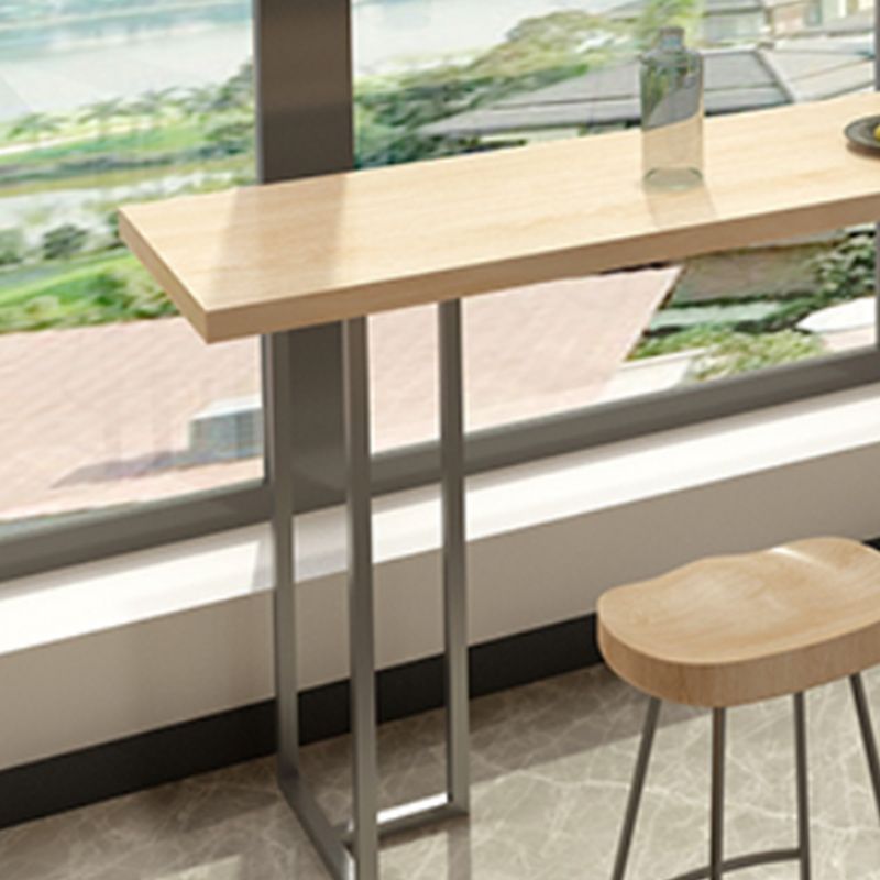 Modern 1/2/5/6 Pieces Bar Table Set Rectangle Bar Table with High Stools Clearhalo 'Bar Furniture' 'furn' 'furn_home_bar_bar_sets' 'Furniture' 'Home Bars & Bar Sets' 'home_bar_bar_sets' 'Kitchen & Dining Furniture' 1200x1200_c8858f77-cfe3-47d0-9c86-2c91e516f725