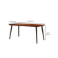 Industrial Rectangle Dining Table Solid Wood Top Dining Table for Restaurant
