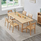 Modern Style Rectangle Dining¬†Room¬†Table¬†Set with Solid Wood Dining Set with 4 Legs Table Clearhalo 'Dining Room Sets' 'Dining Tables & Seating' 'dining_room_set' 'furn' 'furn_dining_room_set' 'Furniture' 'furniture_dining_room_set' 'Kitchen & Dining Furniture' 'kitchen&dining_furn' 'kitchen' 1200x1200_c88928d0-cdbf-4b74-bada-1afe0a9021e6