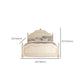 Victorian Solid Color Slat Bed Arched Bed With Custom Wood Legs