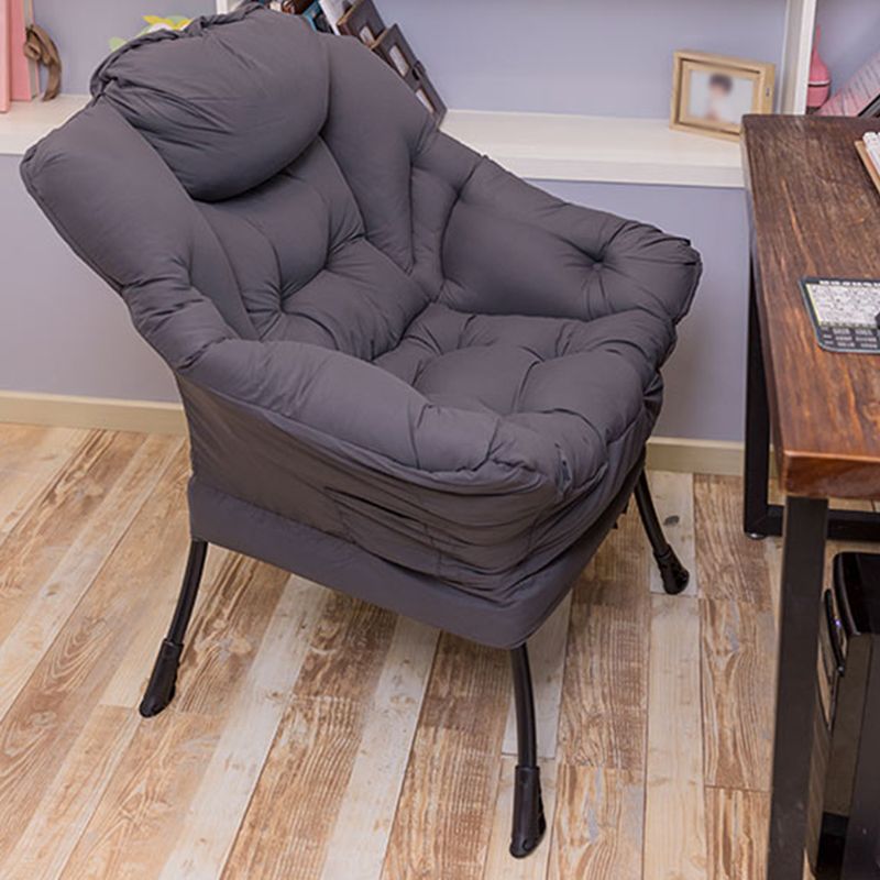 Faux Leather/Faux Fur Chair 31.4" L x 25.5" W x 35.4" H Arms Included Chair Clearhalo 'Accent Chairs' 'accent_chairs' 'Chairs & Seating' 'furn' 'furn_accent_chairs' 'Furniture' 'furniture_accent_chairs' 'Living Room Furniture' 1200x1200_c88f016b-bc61-4fae-8bff-ea99fe719c68